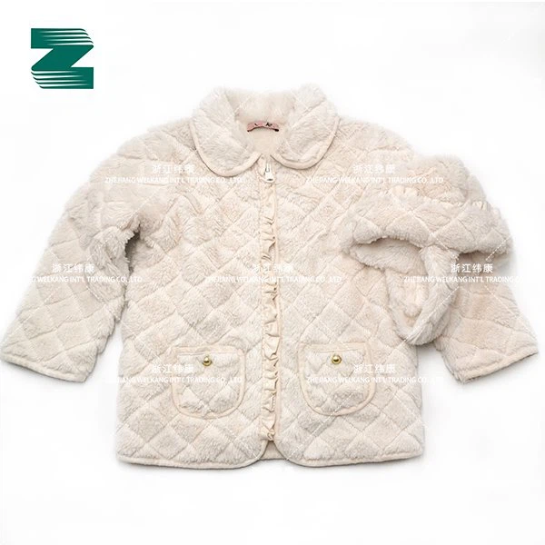 Abric i barret de pell sintètica per a nena